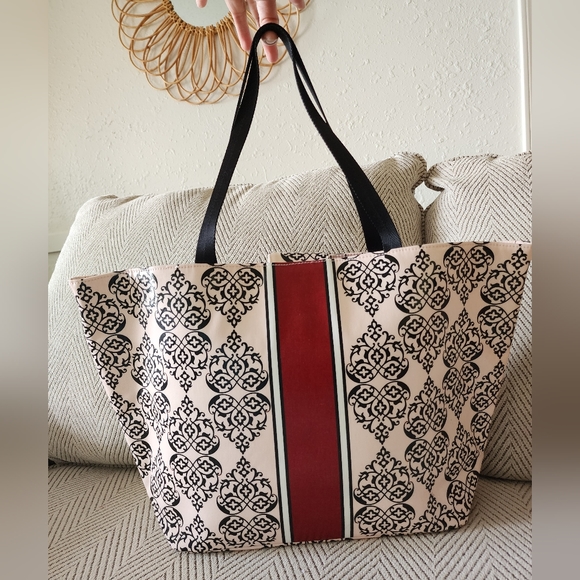 NWOT Brighton Multicolor Coated Canvas Large Tote - Picture 2 of 7